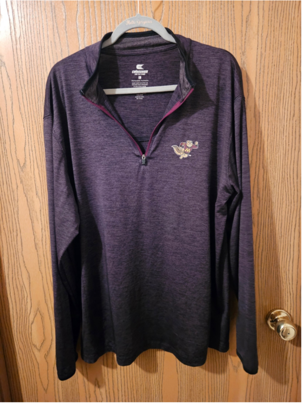 Men's University of Minnesota 1/4 Zip Size L